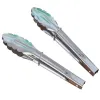 Stainless steel 7-inch bread tongs, barbecue tongs, kitchen food tongs, multi-functional steamed bun tongs, cold dish food tongs Item Picture